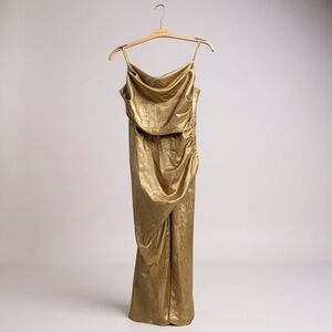 Birdy Grey Champagne Gold Gown